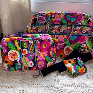 Vera Bradley Weekender Tote, Cosmetic and Coin!